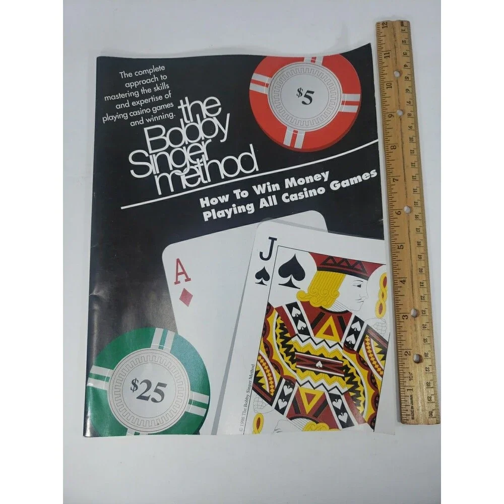 Bobby Singer Method Book How To Win Money Playing All Casino Games Vintage 1998